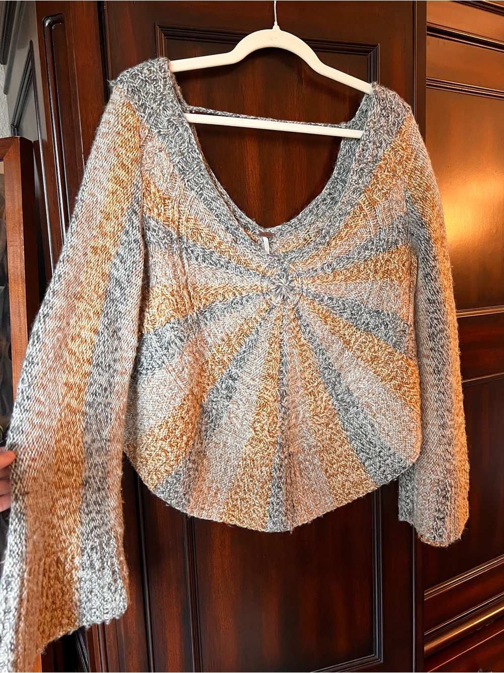 Free People Sunburst Knit Sweater